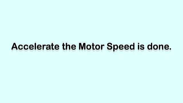 Adjust speeds